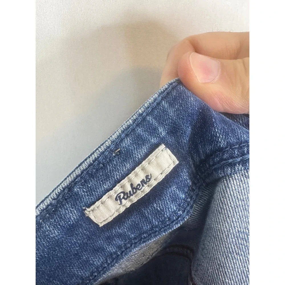 Re-HasH Rubens Italian Candiani Denim‎ Jeans Mens 34X28 Blue Made in Italy 10oz